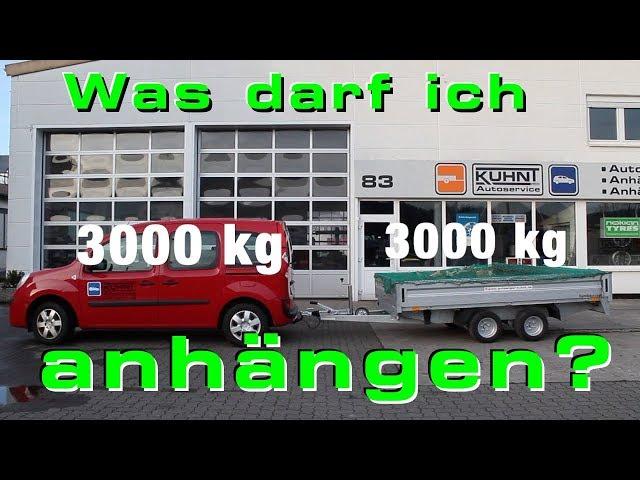 Welchen Anhänger darf mein Auto ziehen? Wie schwer darf er sein?