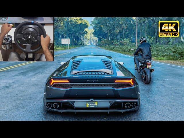 Lamborghini Huracan & Honda CBR 1000RR | The Crew Motorfest | Thrustmaster T300RS gameplay