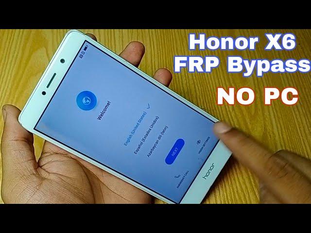 Honor 6X Frp Bypass 2021 Without Pc | Honor Google Lock Remove No Talkback No Code