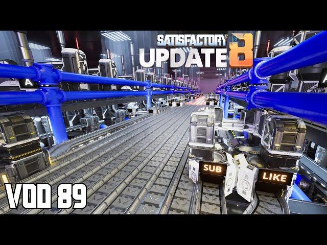 Race Against 1.0 Continues - Battery Factory Day 8 | Satisfactory U8 - VOD 89