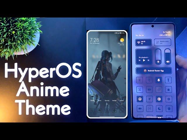 HyperOS Premium Theme For Any Xiaomi Devices | New Anime System Ui | #hyperos