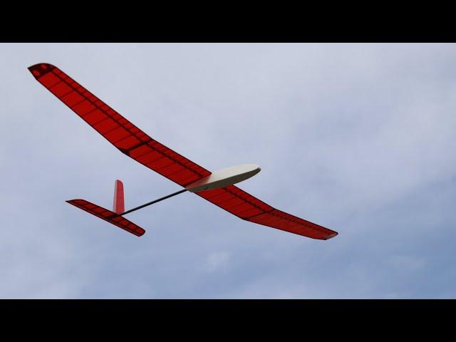 Freya (HLG) 1.5m RC vintage style glider - maiden flight two :)