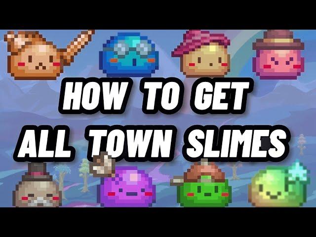 How to get ALL 8 town slimes (Terraria 1.4.4)