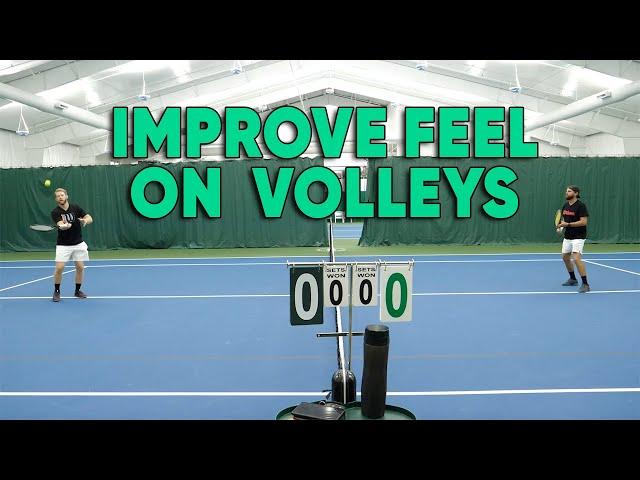 Improve Feel On Your Volleys With This Tennis Drill