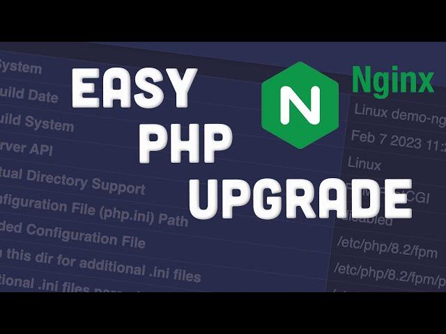 Upgrading PHP (Ubuntu with Nginx)