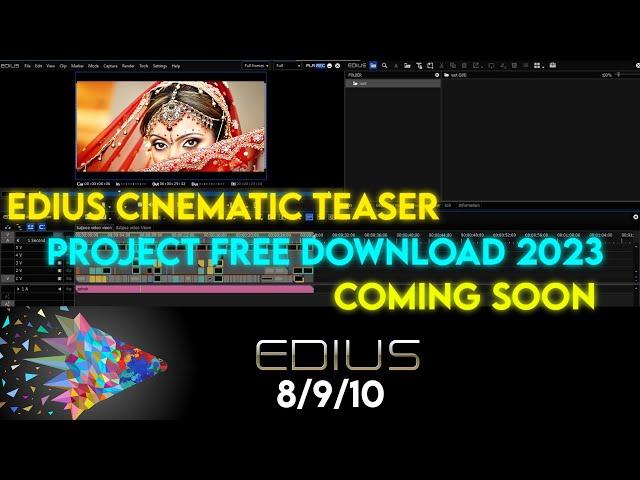 edius cinematic teaser project free download 2023