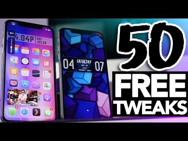 Top 50 FREE Cydia Tweaks iOS 11.3.1 Electra Jailbreak!