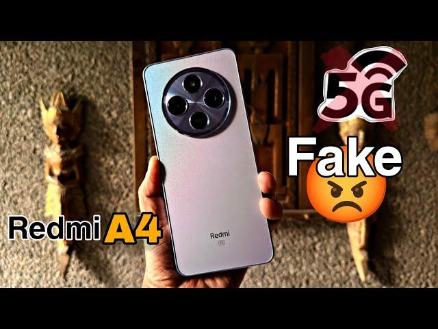 Redmi A4 5G review - fake 5g smartphone  Alert  | best 5g phone under 8000 in india 2024