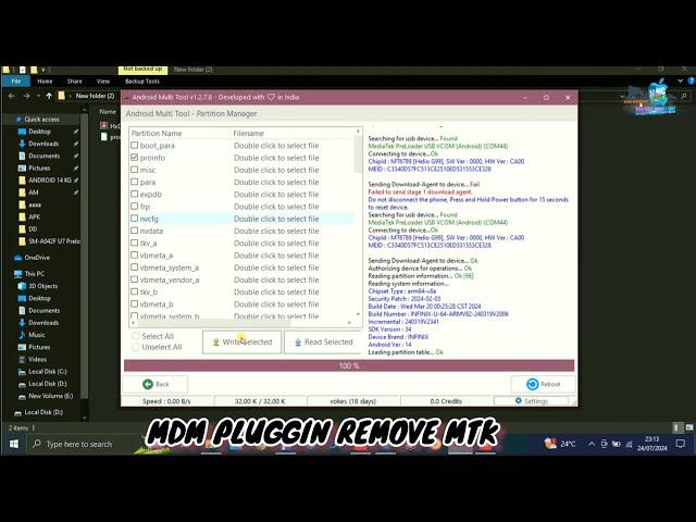 MTK TECNO INFINIX AND ITEL  ALL 2024 MDM PLUGGIN REMOVAL SEMI-PERMANENT  NO NEED FLASH FILE PART 1