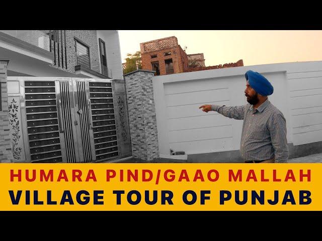 Sadda Pind Mallah (Amritsar) | Punjabi Village Tour | Pind da Gurudwara | Village life of Punjab