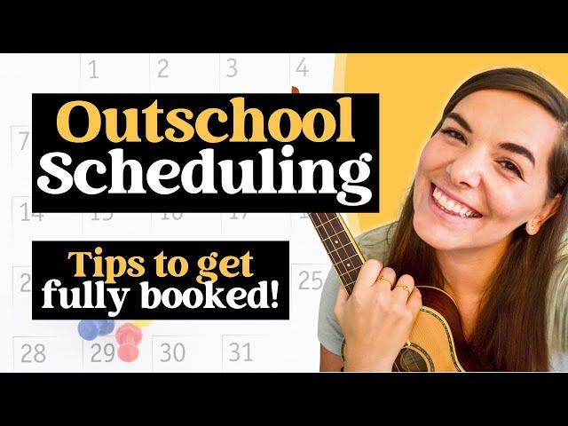 How I Build My Schedule As An Online Music Teacher + 6 Tips to Get Fully Booked on Outschool