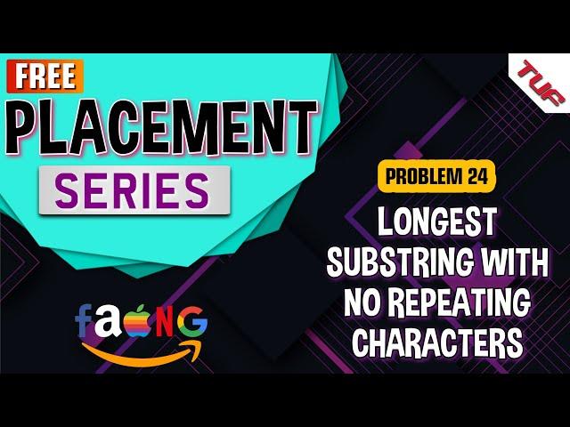 Longest Substring Without Repeating Characters | Amazon