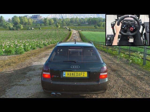 Audi RS4 Avant - Forza Horizon 4 | Logitech g29 gameplay