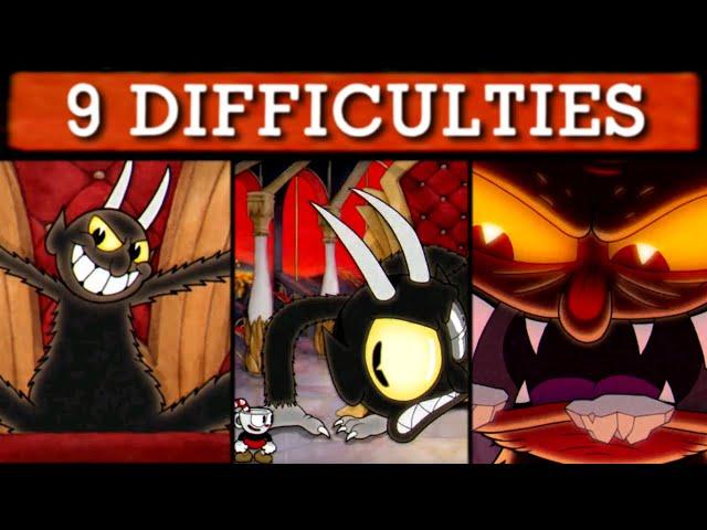 Cuphead: No Hit Comparison / Master Quest, Geo Mode, Souped Up / The Devil / 06