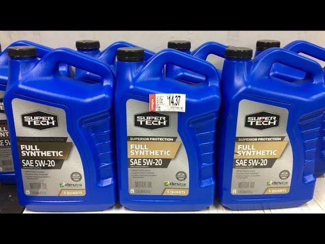 Walmart Super Tech Full Synthetic Engine Oil - One Year Update