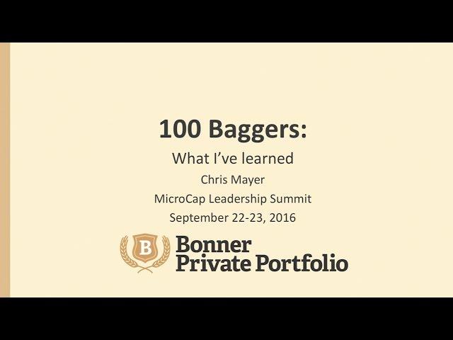 Chris Mayer on 100-Baggers