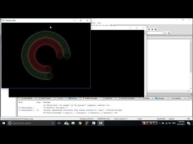 C++ tutorial||solved|| how to run graphics program in code blocks without any error(graphics.h)