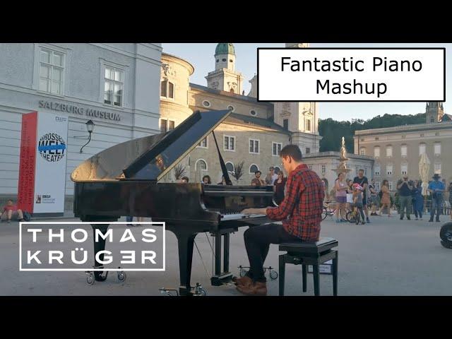 River flows in you + All of me + Kids (Piano Mashup) at Mozart Square Salzburg – Thomas Krüger