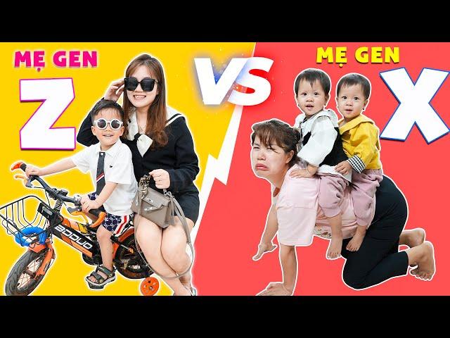 Khác Nhau Giữa Mẹ Gen X vs Mẹ Gen Z  Min Min TV Minh Khoa