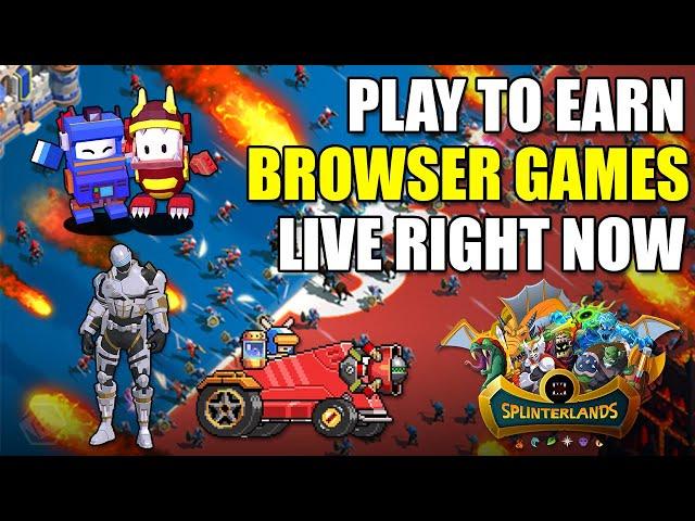 5 Play To Earn Browser Games - Earn $$$