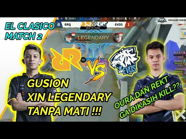 EVOS VS RRQ  MATCH 2 | MPL ID S4: GUSION XIN LEGENDARY!!!