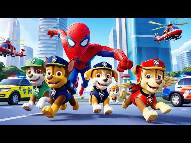 PAW Patrol Ultimate Rescue Missions | Guess The Right Door Chase Rubble Into The Spider-Verse (2024)