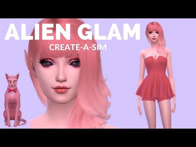 Alien Glam - Sims 4 - CAS