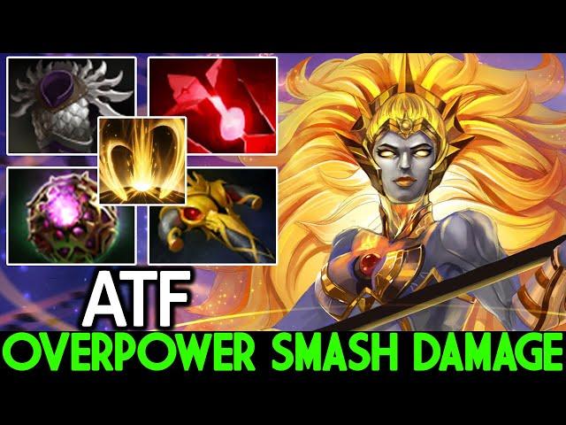 ATF [Dawnbreaker] Overpower Smash Damage Full Tanky Build Dota 2