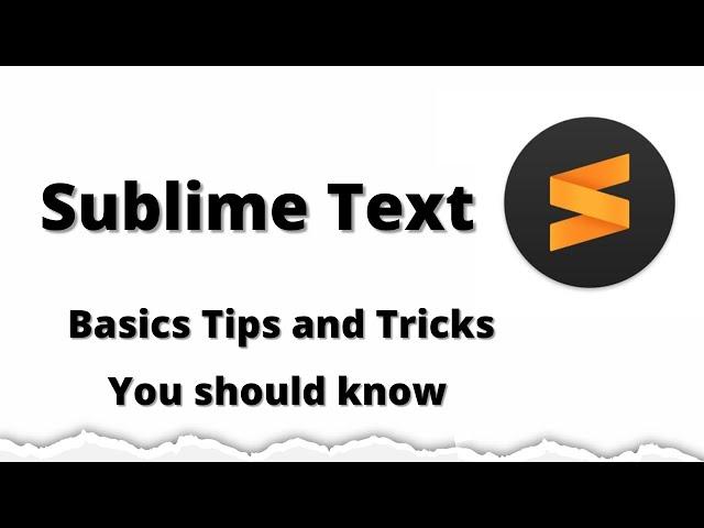 Sublime Text Tips and Tricks | Auto Complete feature, Auto Code written feature, Auto Close feature