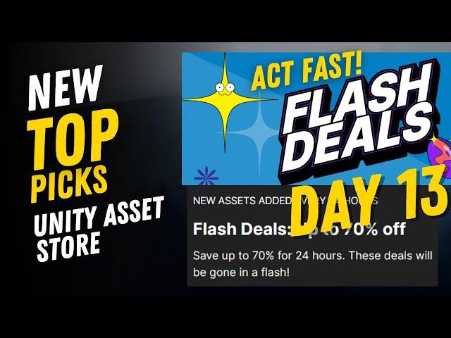 Unity Asset Store Flash Sale Day 13 | 70% Off Deals