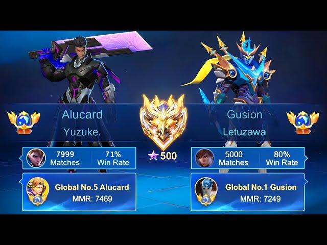 I FINALLY MET BEST GUSION IN THE WORLD!!  (TOP 1 GLOBAL GUSION!) - LETUZAWA x YUZUKE WTF COMBO!! 