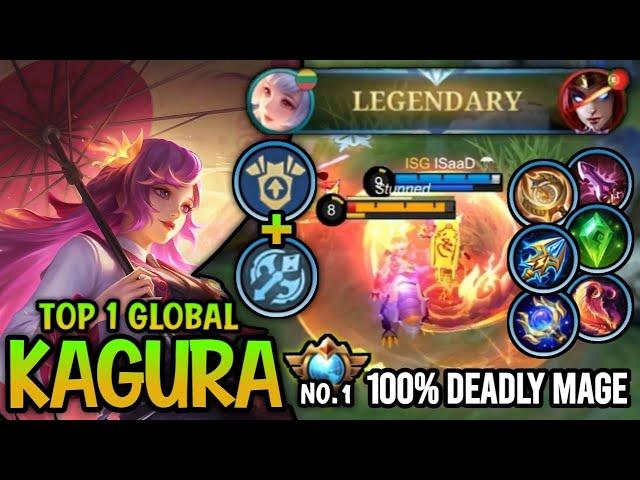 Supreme No.1 Kagura!! Top 1 Global Kagura Best Build & Emblem 2023 - Mobile Legends