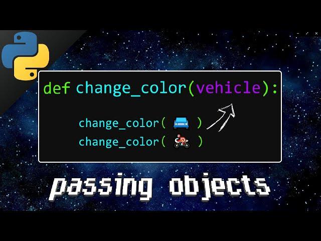 Python objects as arguments ️