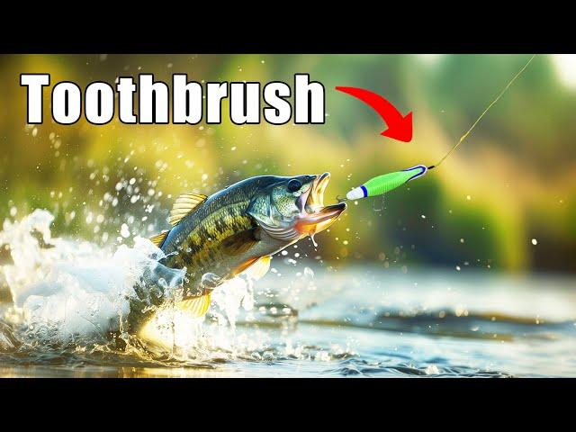 Fishing With A Homemade Lure!