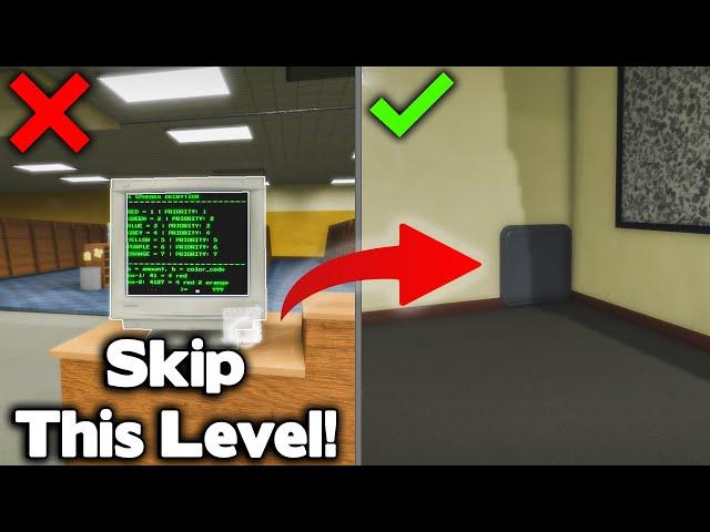 How To SKIP Level 7 In Apeirophobia Using A GAMEBREAKING Glitch (Roblox Apeirophobia)