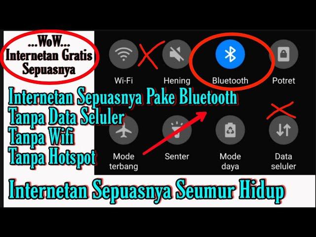 Internetan Dengan Mode Bluetooth