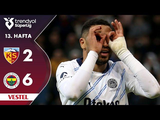 Vestel | Kayserispor (2-6) Fenerbahçe - Highlights/Özet | Trendyol Süper Lig - 2024/25