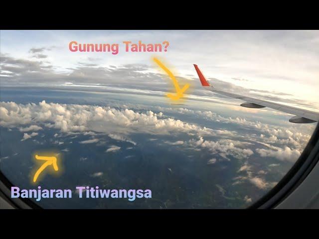 Flight Air Asia: Kuala Lumpur to Sibu | Morning Flight - October 2022