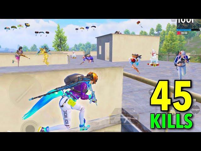 45 KILLS NEW WORLD KILL RECORD is HERE SOLO vs SQUAD | PUBG Mobile