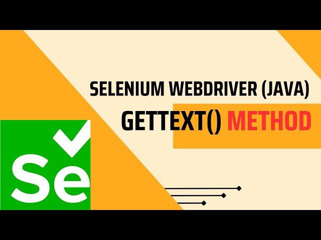Selenium getText() method in Java | FullStackSDET