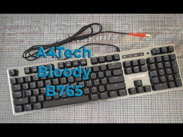 Обзор игровой клавиатуры A4Tech Bloody B765