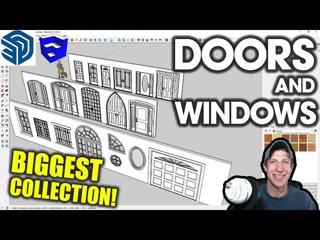 The MOST DETAILED SketchUp Door Extension - Instant Door and Window!