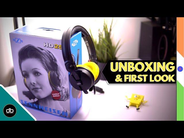 SENNHEISER HD 25 UNBOXING, 75th ANNIVERSARY SPECIAL EDITION DJ HEADPHONES | Best Under 10k in INDIA