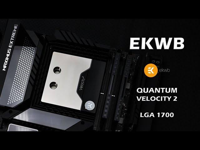 EKWB LGA 1700 CPU WATERBLOCK for LGA 1700 Install and Disassembly Overview