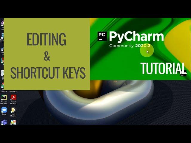 PyCharm Tutorial #4 Basic Editing and Shortcut Keys in PyCharm IDE for Beginners