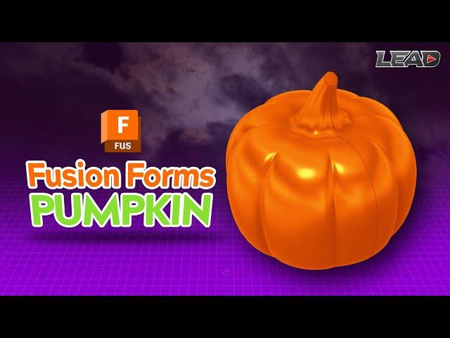 How To Model a Pumpkin with Fusion Forms