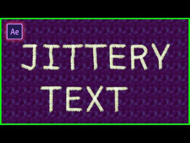 Jitter Text in After Effects