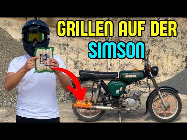 Ekelhaft? Bratwurst grillen mit Simson (63ccm)