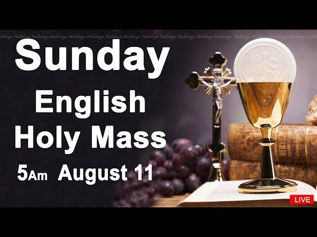 Catholic Mass Today I Daily Holy Mass I Sunday August 11 2024 I English Holy Mass I 5.00 AM