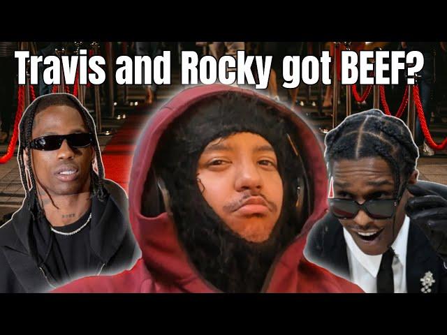 Travis Scott and A$AP Rocky got BEEF?